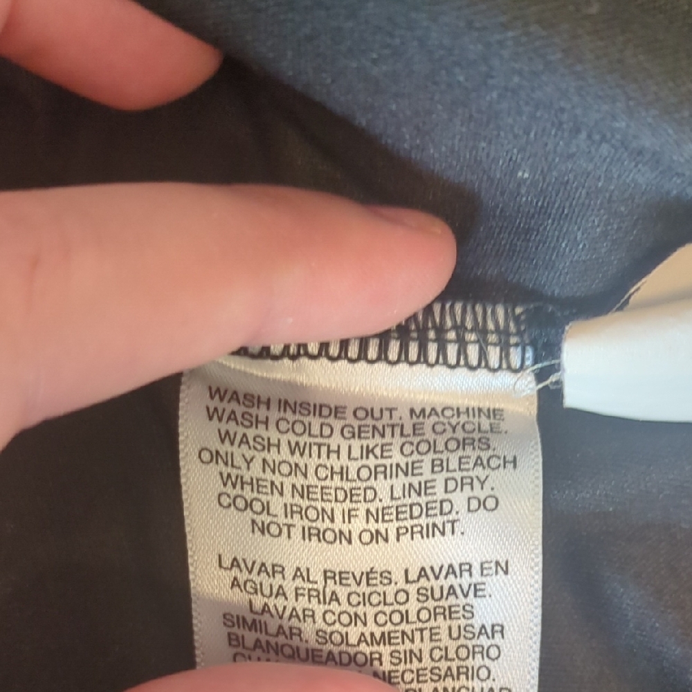 Adidas Women's Black Tee with Pastel Rainbow Logo - Picture 7 of 9